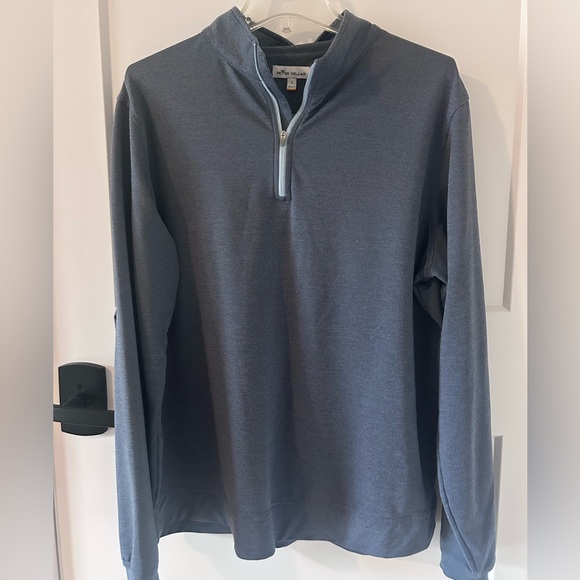 Peter Millar Other - Peter Millar Men's Steel Blue Zip-Up